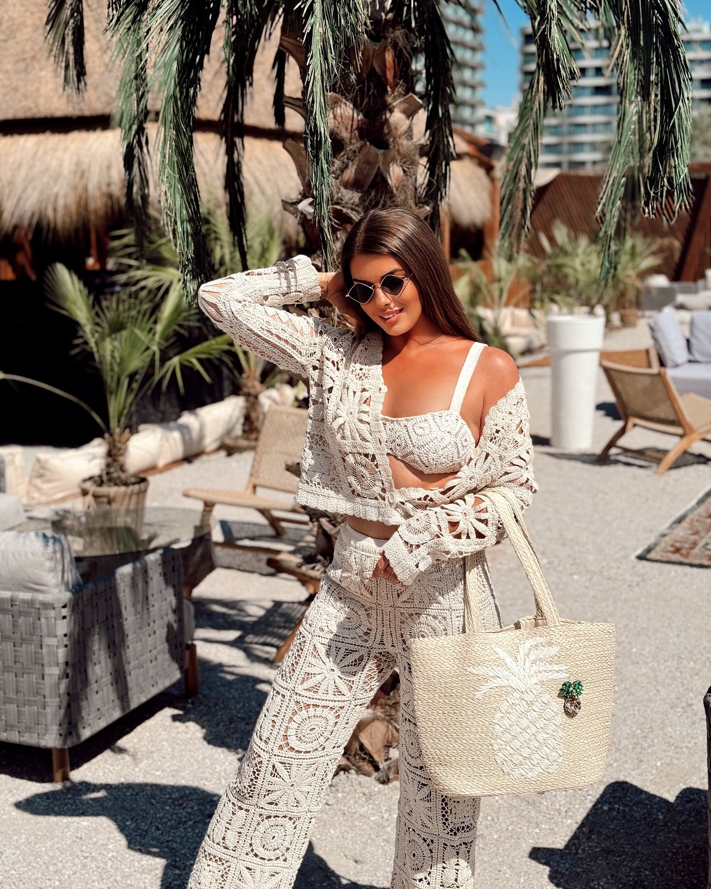 Adrianka Two Piece Crochet Set