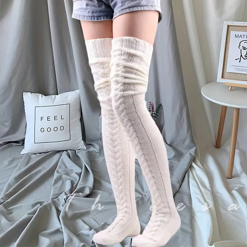 Long Over-Knee Length Luxury Socks