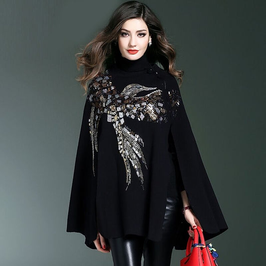 Esther Embellished Woolen Cover Up