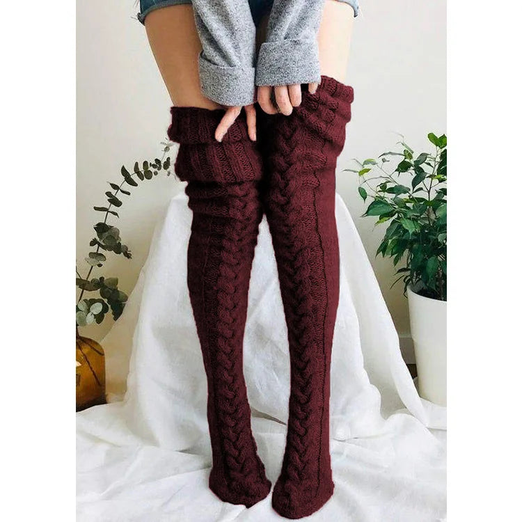 Long Over-Knee Length Luxury Socks