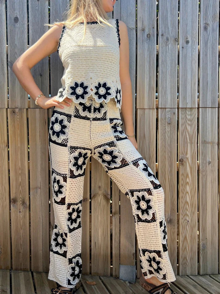 Olivia Two Piece Crochet Set