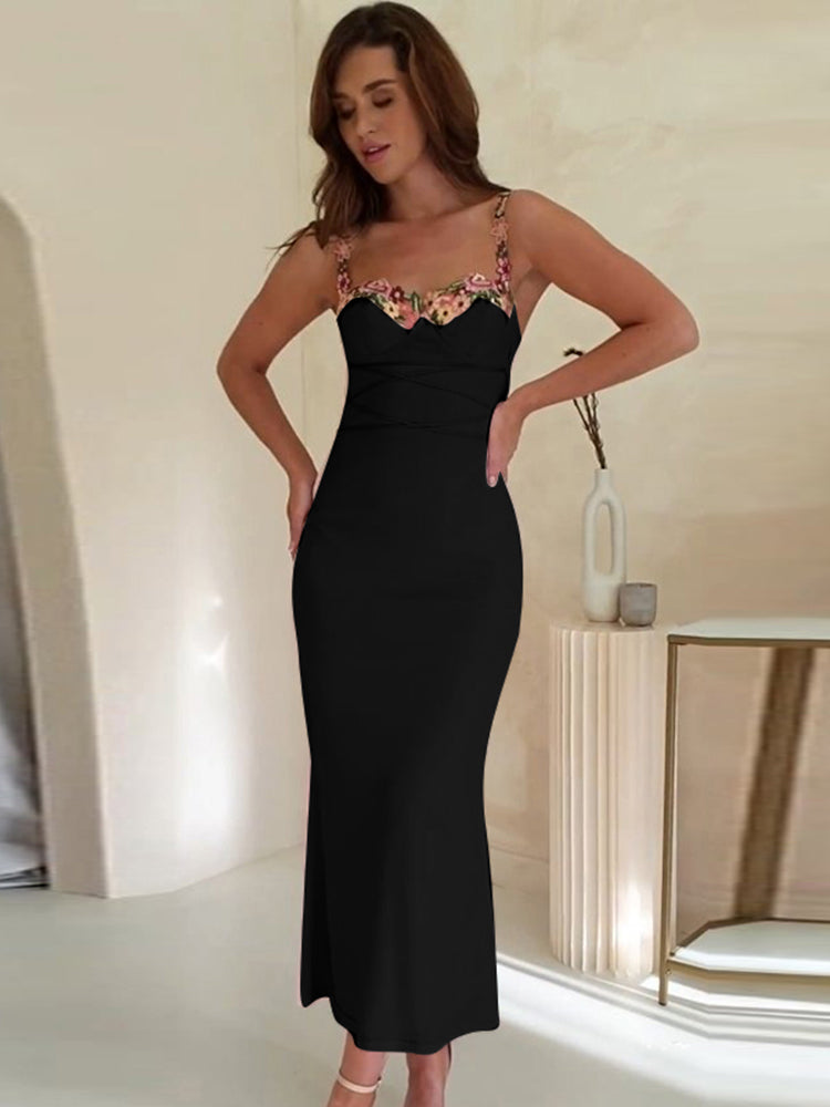 Roma Bodycon Midi Dress