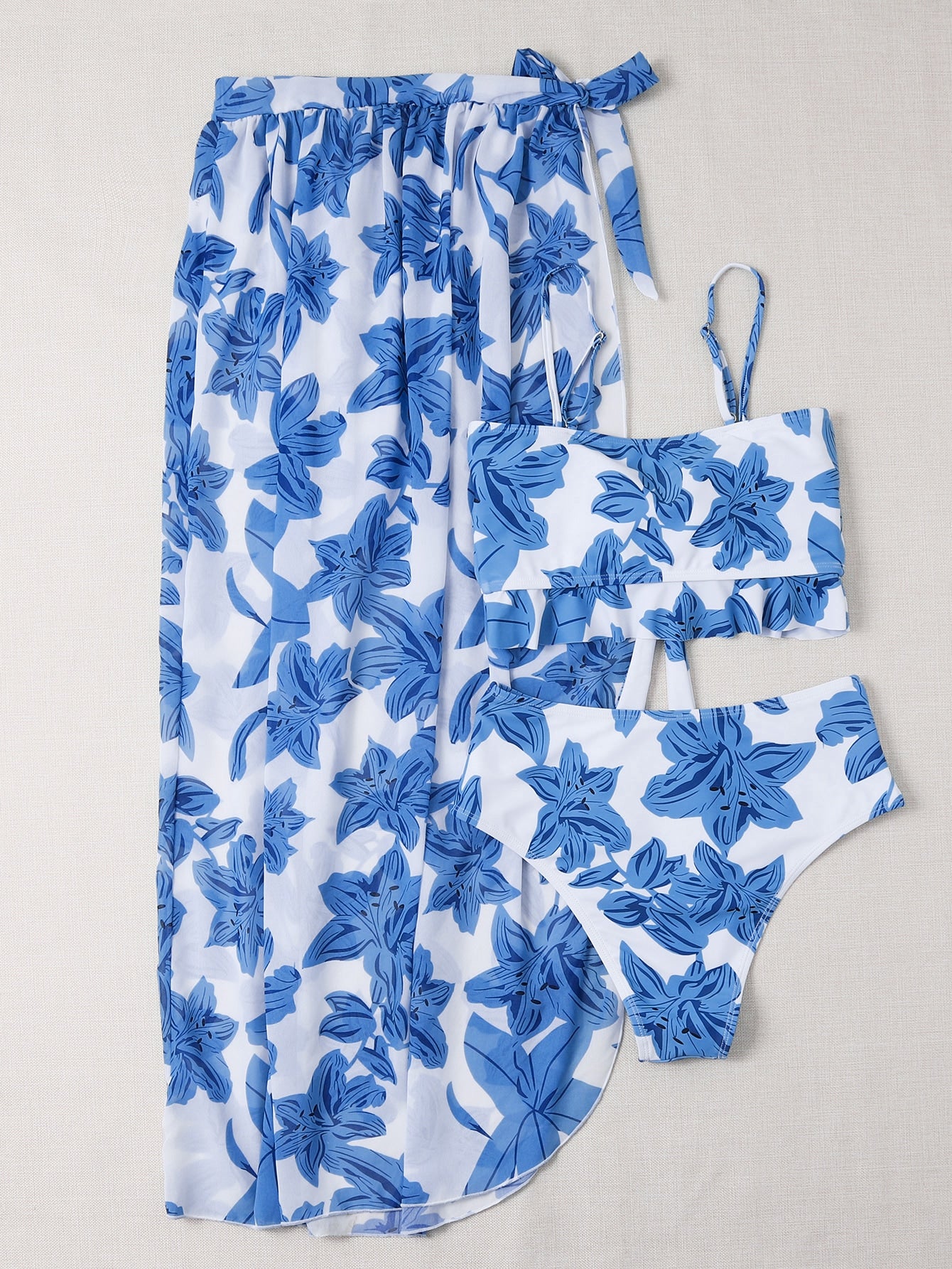 Elsa Three Piece Swimming Suit Set