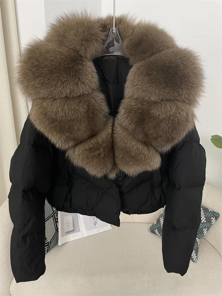 Cressida Puffer Jacket with Fur