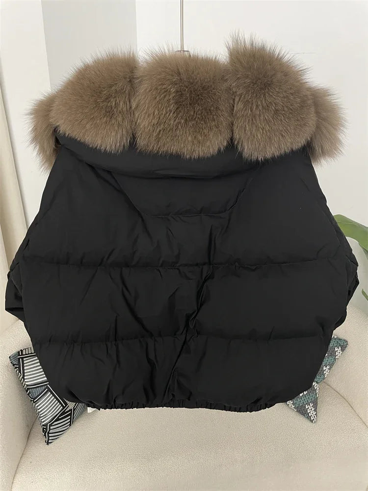 Cressida Puffer Jacket with Fur