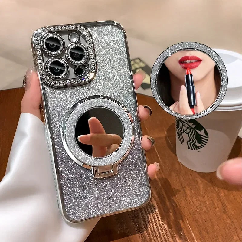 Luxury Magsafe Phone Case with Mirror