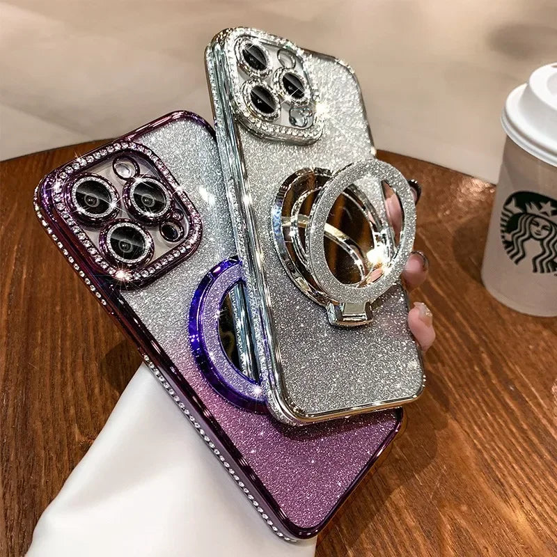 Luxury Magsafe Phone Case with Mirror