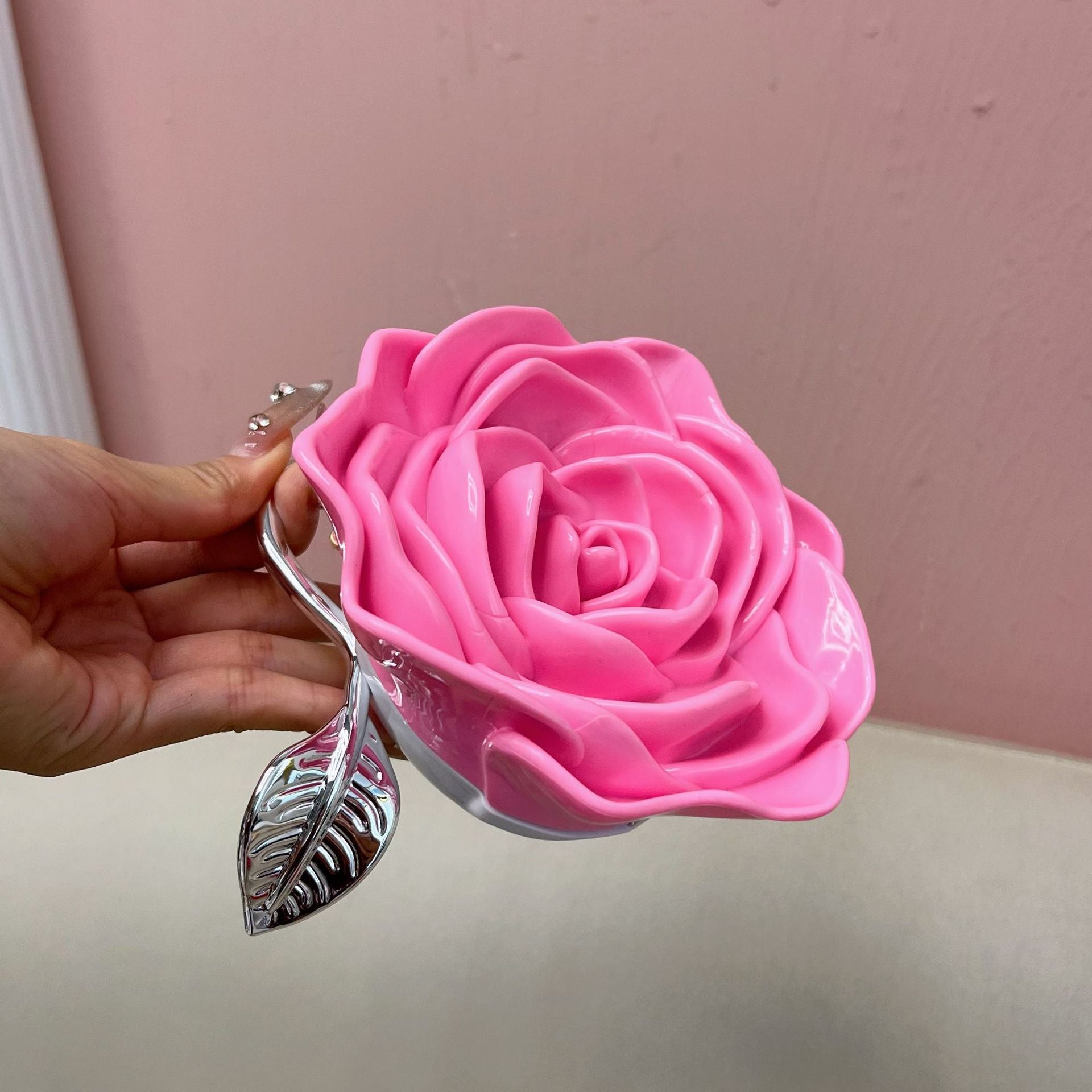 3D Rose Clutch