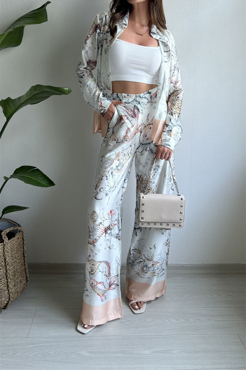 Aura Printed Coord Set