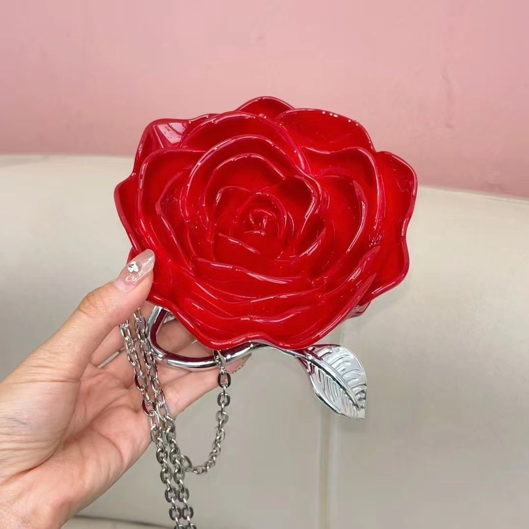 3D Rose Clutch