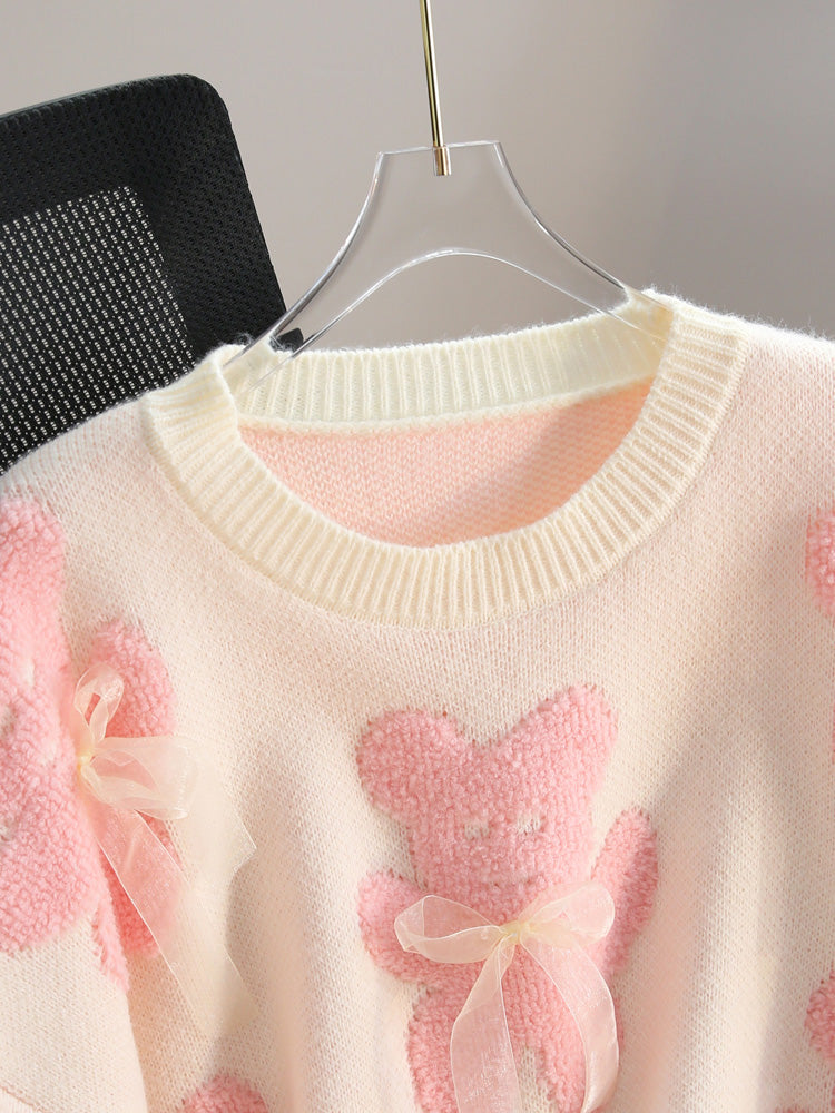 Teddy 3D detailing Sweaters