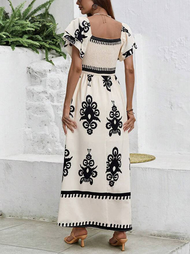 Seville Summer long Midi Dress