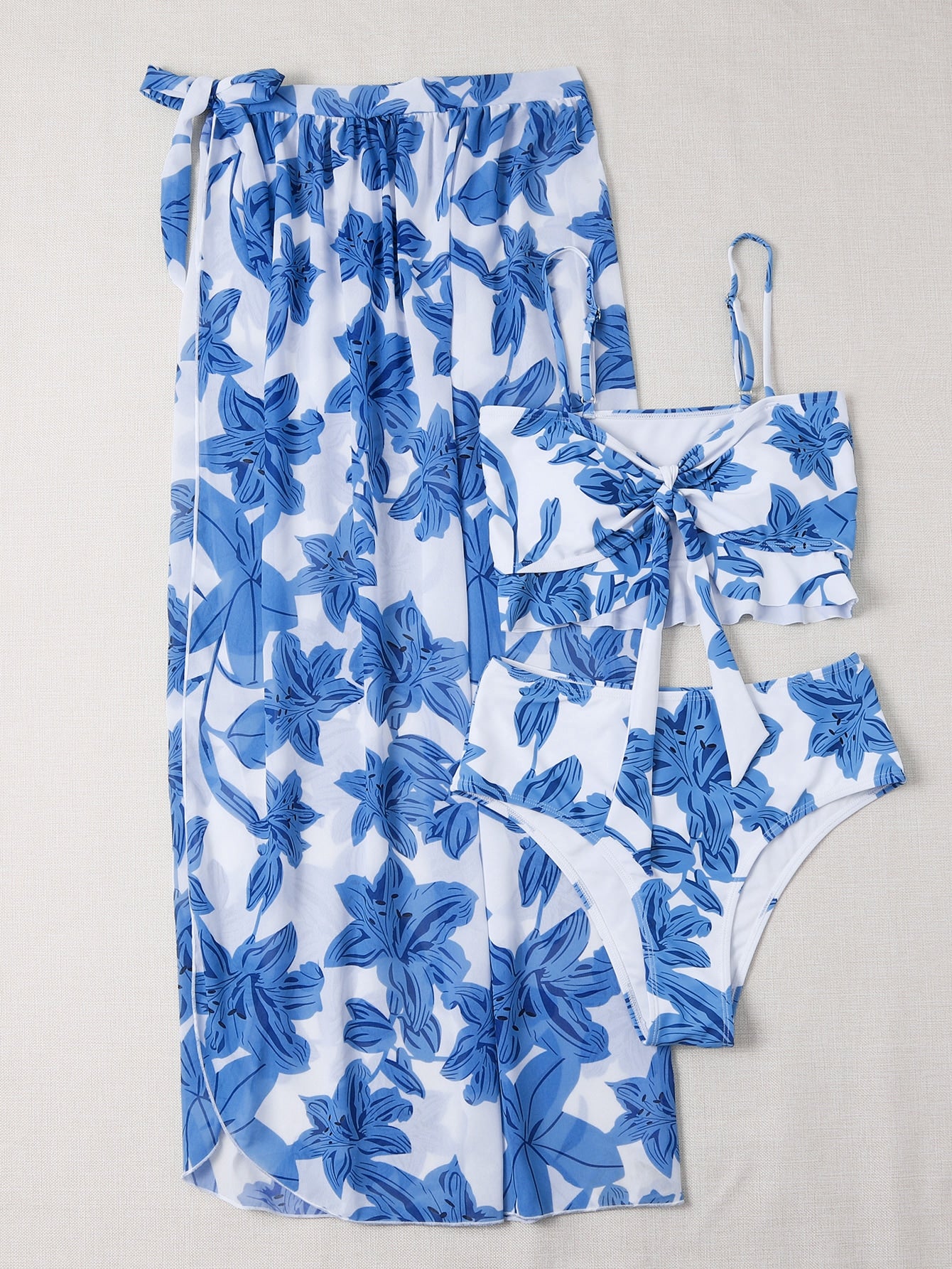 Elsa Three Piece Swimming Suit Set