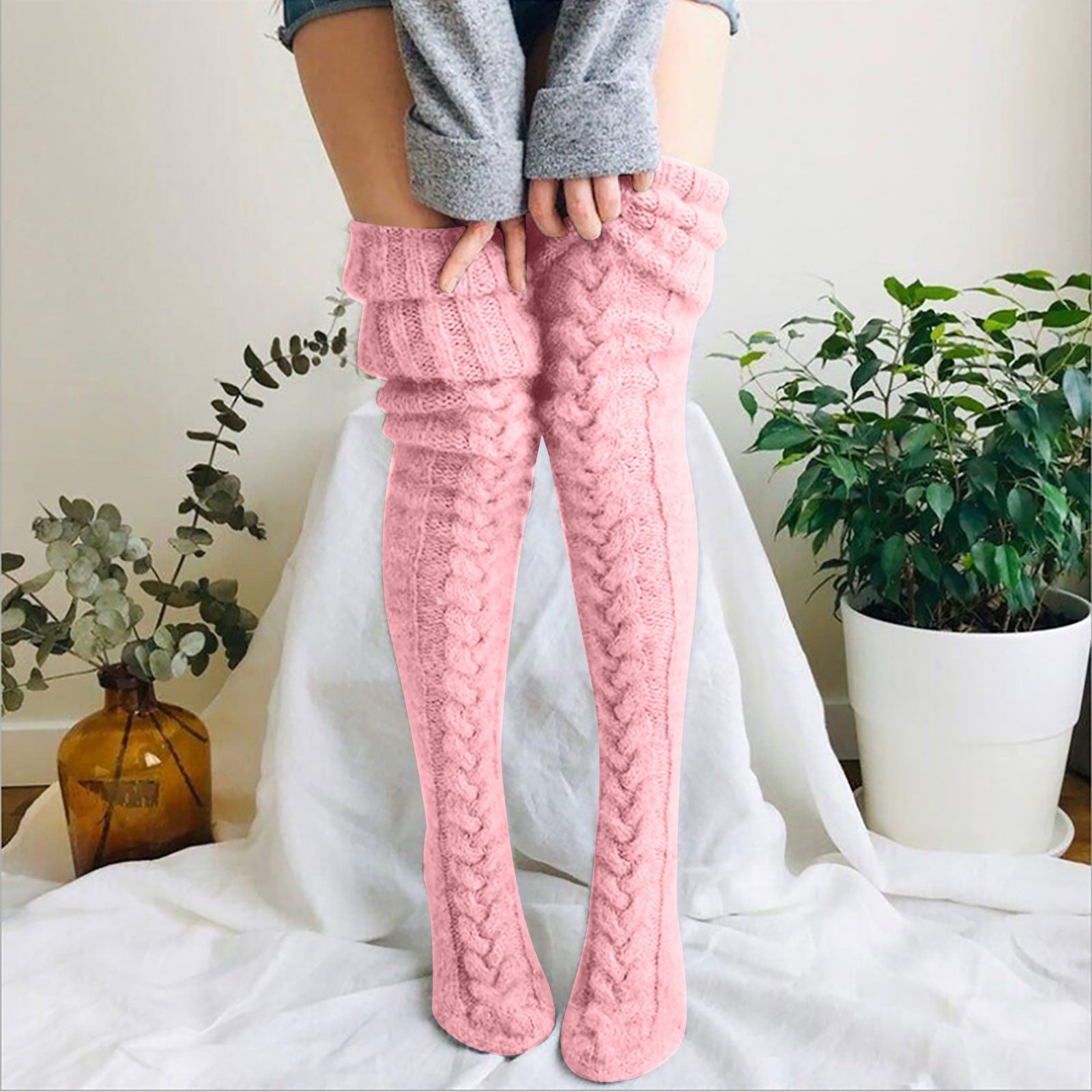 Long Over-Knee Length Luxury Socks