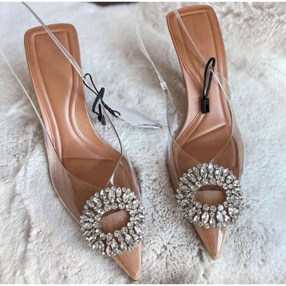 Luxury Crystal Transparent Heels