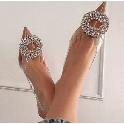 Luxury Crystal Transparent Heels