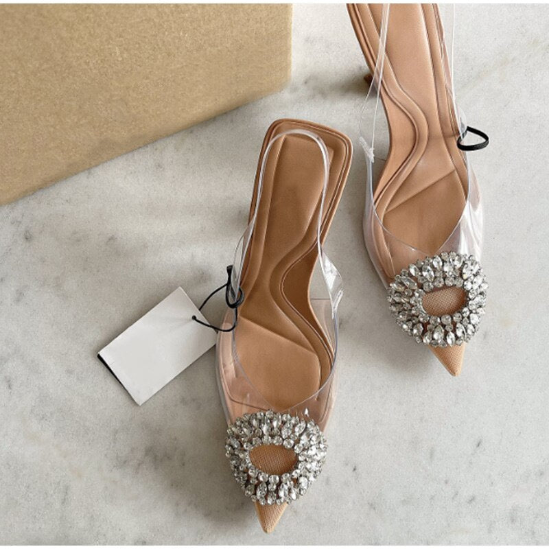 Luxury Crystal Transparent Heels