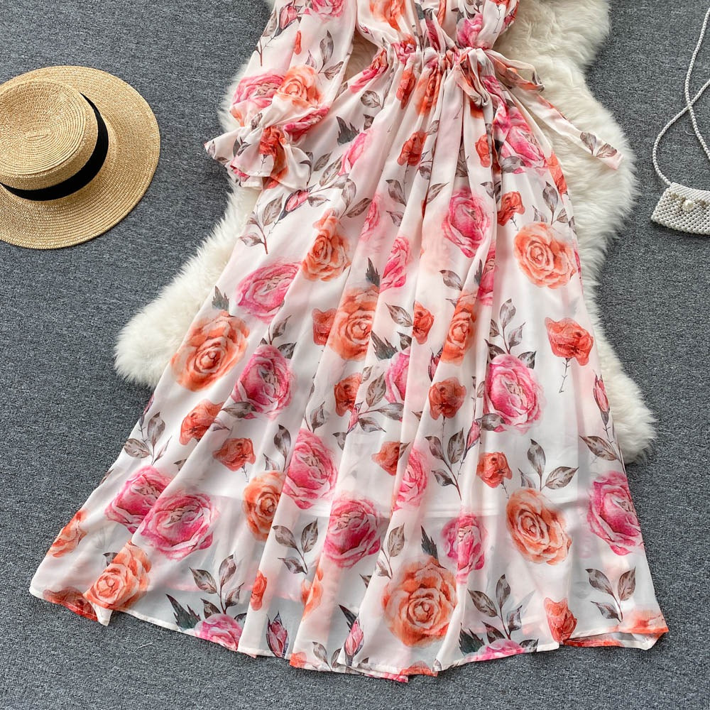 Zaira Floral Maxi Dress – TrenBee