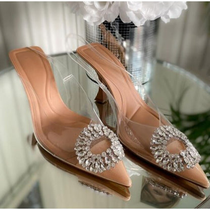 Luxury Crystal Transparent Heels